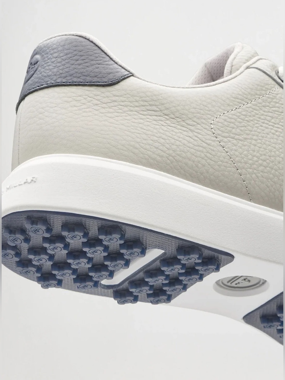 NEW Peter Millar Drift Leather Hybrid Course Golf Shoe: Warm Gray/Navy (Size 13) - Picture 5 of 15
